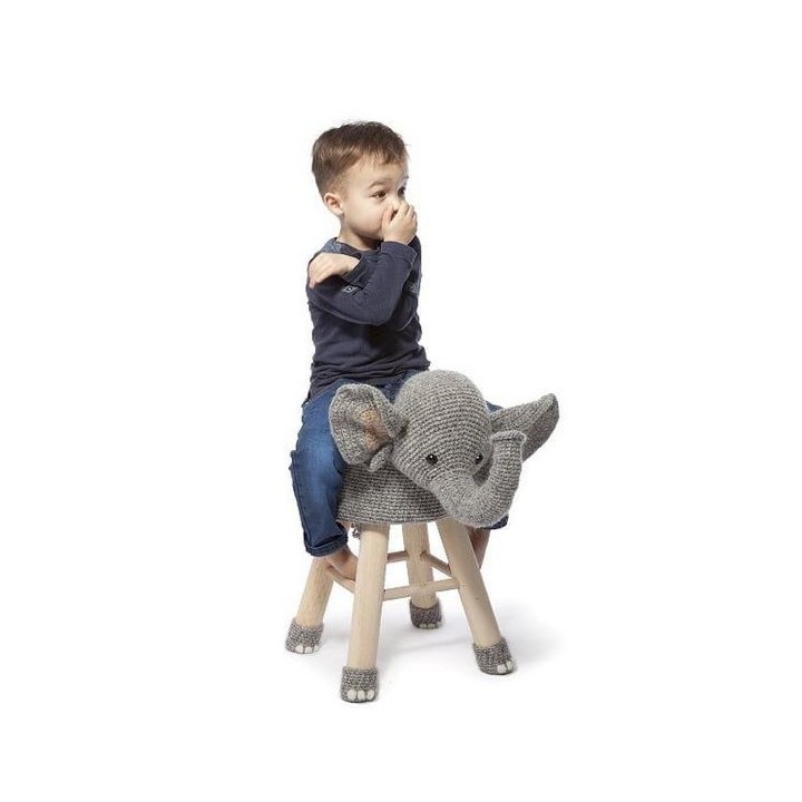   Animal stool crochet part 2