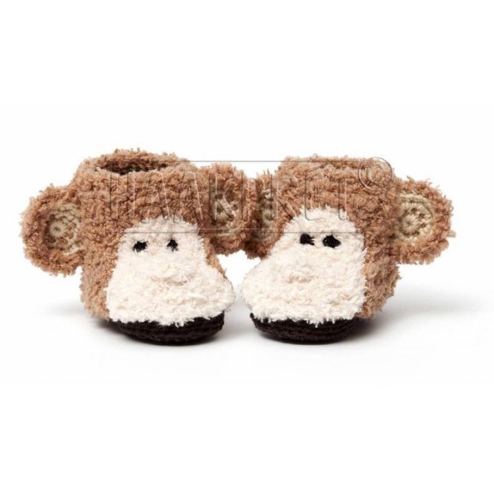   Crocheted slippers