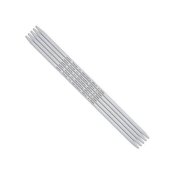  Addi  Aiguilles double pointes Addi 40 cm -  4,5 mm