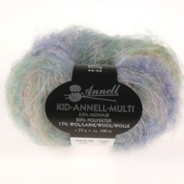Knitting yarn Annell Kid Annell Multi 3194