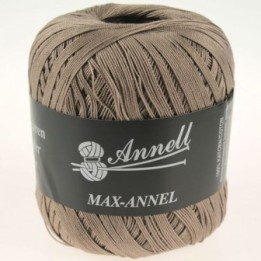 Crochet yarn Annell Max 3431Brown