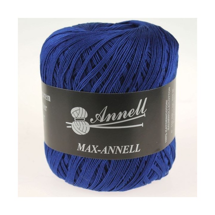 Crochet yarn Annell Max 3438 Dark blue
