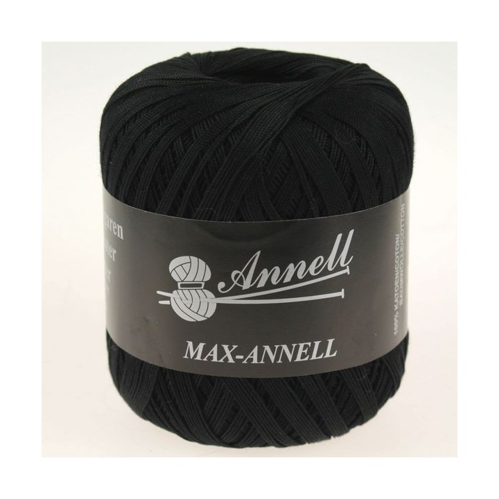 Häkelgarn Annell Max 3459 Schwarz