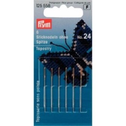 Tapestry needles with blunt point 0.80x37mm NR 24