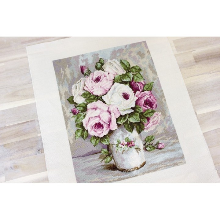 Luca-S Kit de broderie Roses mélangées 2