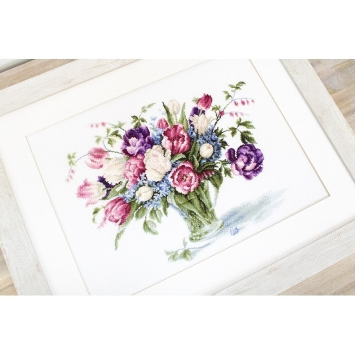 Luca-S Kit de broderie tulipes