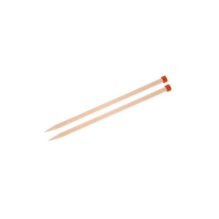 Aiguilles à tricoter en bois Basix Birch 4 mm
