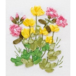 Panna Kit à broder Renoncules et lungwort