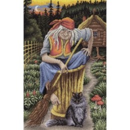 Panna Embroidery kit Baba Yaga