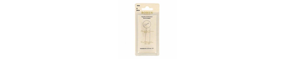 Aiguilles à broder: Bout rond, pointue, boule