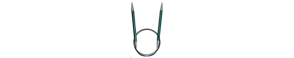 Aluminium circular needles 80 cm